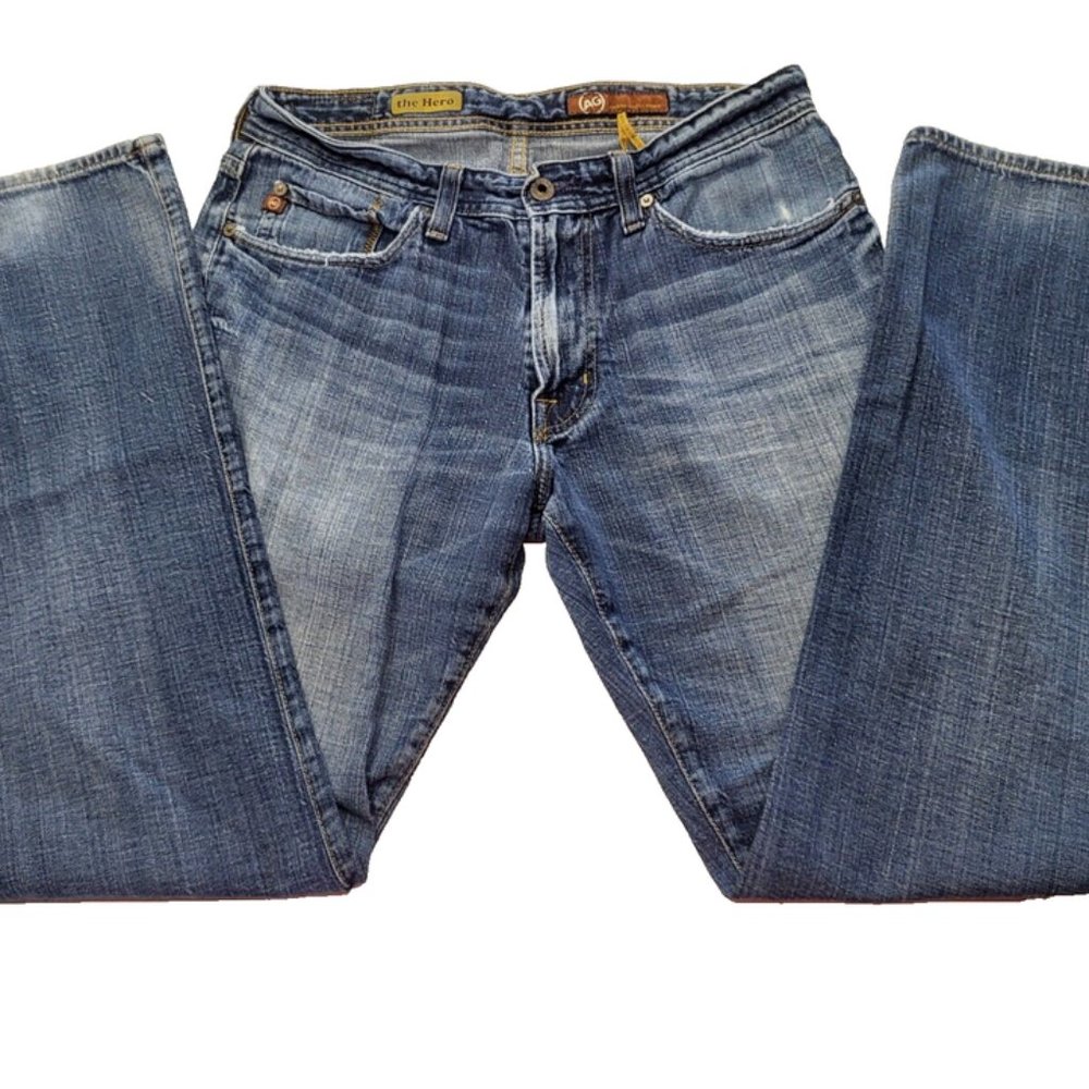 AG Adriano Goldschmied "The Hero" Men's High End Designer Jeans Size 31x32